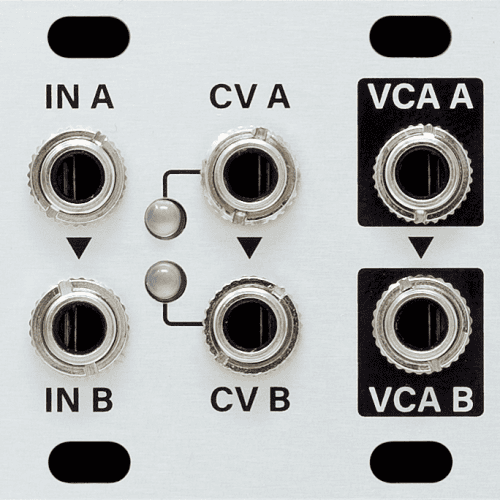 Intellijel Dual VCA 1U Eurorack Module