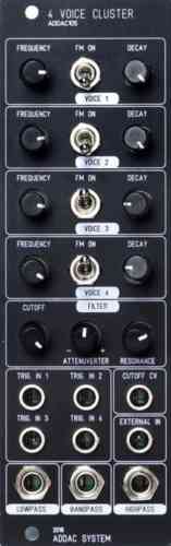 ADDAC 105 Eurorack 4 Voice Oscillator Module
