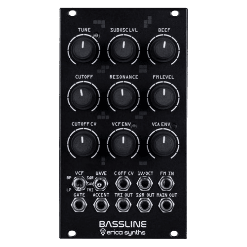 Erica Synths Bassline Eurorack Synth Voice Module