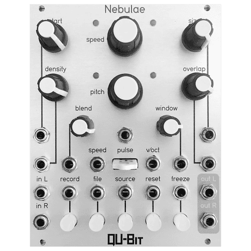 Qu-Bit Electronix Nebulae MK2 Eurorack Sampler Module (Silver)