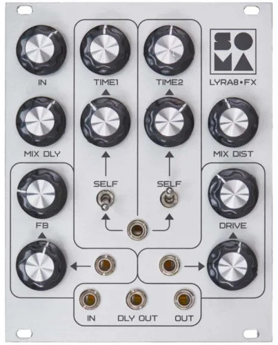 Soma Laboratory Lyra-8 FX Eurorack Delay and Distortion Module (White)