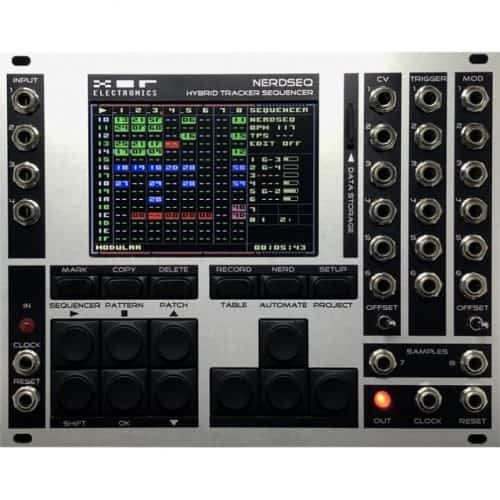 XOR Electronics NerdSEQ Eurorack Tracker Sequencer Module (Black/Grey)