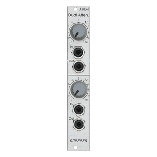 Doepfer A-183-1 Eurorack Dual Attenuator Module