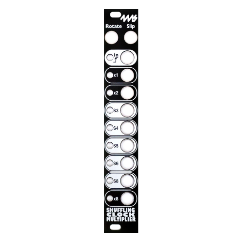 4ms Shuffling Clock Multiplier Black Faceplate (Faceplate Only)