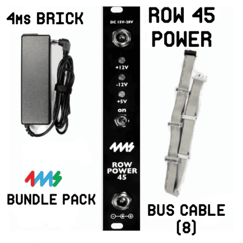 4ms Row Power 45 Eurorack Power Module Bundle
