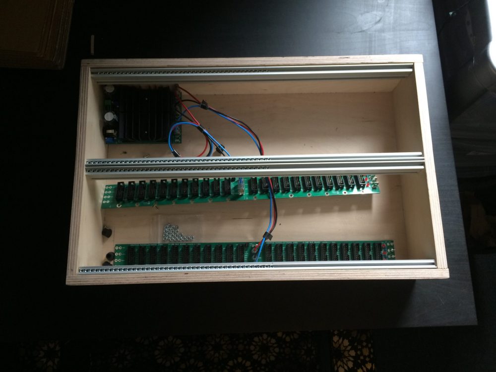 Elevator Sound 6U / 84hp DIY Wooden Case w/ Doepfer PSU 3
