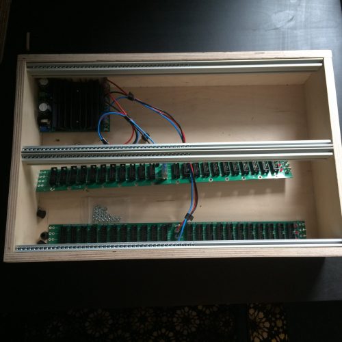 Elevator Sound 6U / 84hp DIY Wooden Case w/ Doepfer PSU 3