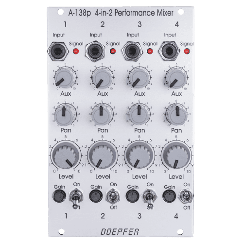 Doepfer A-138p Eurorack Performance Mixer Module (A-138o Expander)