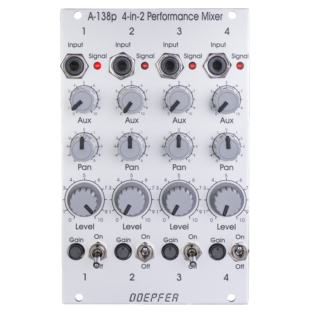 Doepfer A-138p Eurorack Performance Mixer Module (A-138o Expander)