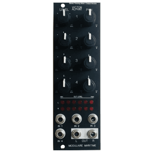 Modulaire Maritime Victor Alpha 1 Eurorack Panning Mixer Module
