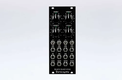 Erica Synths Black Quad VCA V2 Eurorack Module