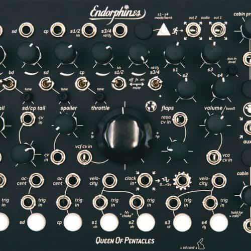 Endorphin.es Queen of Pentacles Eurorack Drum Module (Black)