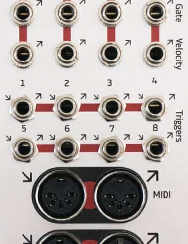 Five12 Jack Eurorack Expander Module (Vector) (Silver)