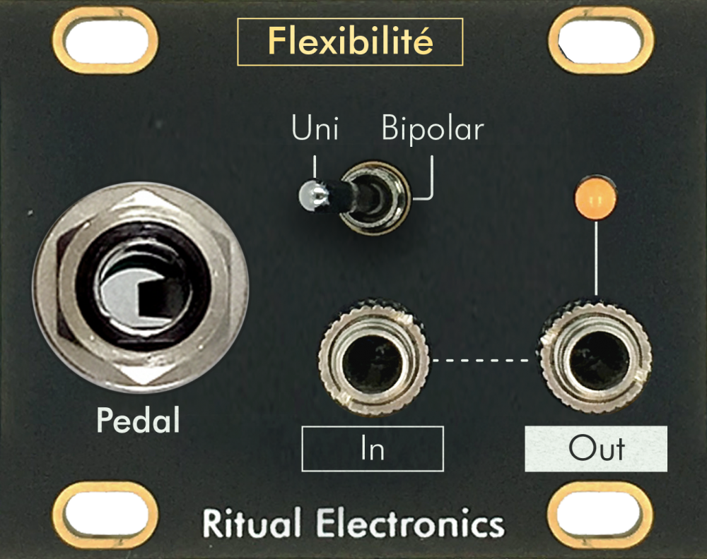 Ritual Electronics Flexibilite 1U (Pulp Logic) Eurorack Pedal Module