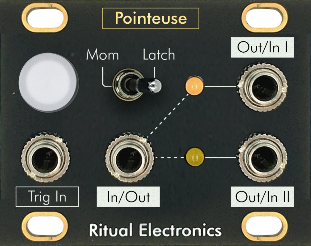 Ritual Electronics Pointeuse 1U (Intellijel) Eurorack Switch Module