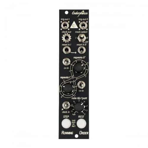 Endorphin.es Running Order Eurorack Sequencer Module (3U – Black)