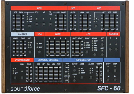 Soundforce SFC-60v3 USB MIDI Controller
