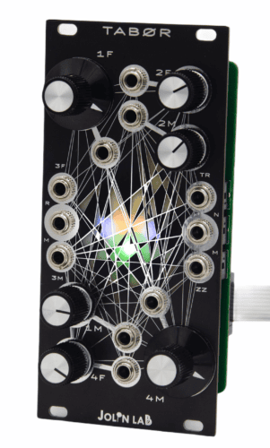 Jolin Lab Tabor Eurorack Rhythmic Oscillator Module (Black Mirror)