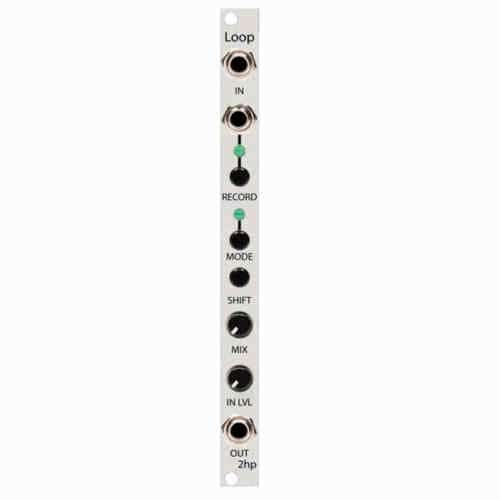 2hp Loop Audio Recorder and Looper Eurorack Module (Silver)