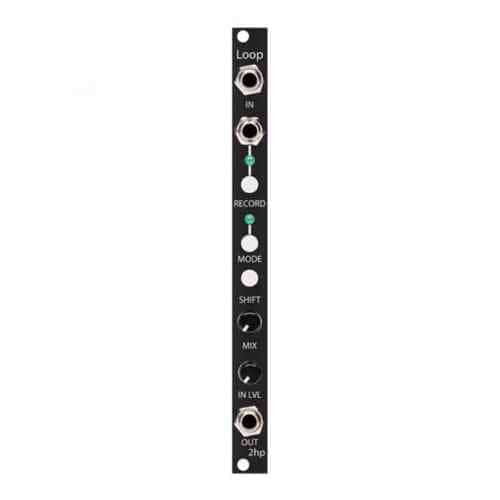 2HP Loop Audio Recorder and Looper Eurorack Module (Black)