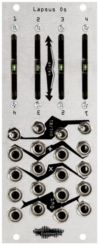 Noise Engineering Lapsus Os Eurorack Attenuverter Module (Silver)