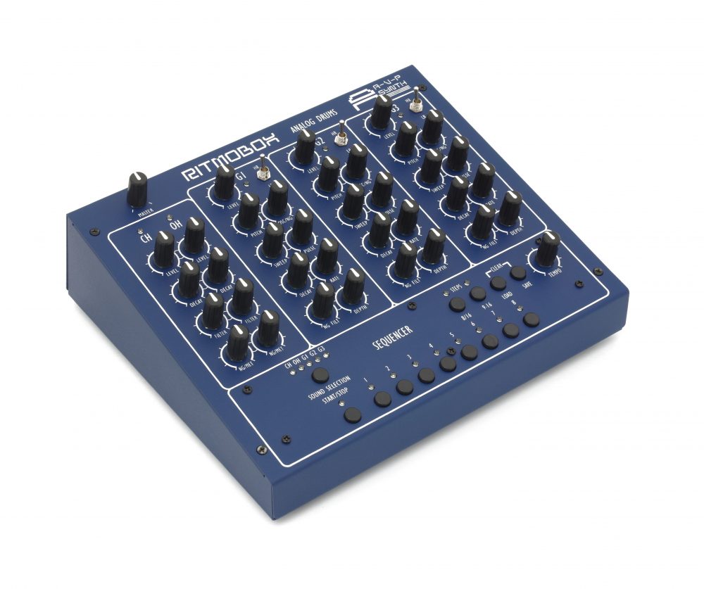 AVP Synth Ritmobox Analog Drum Synthesizer (Blue)