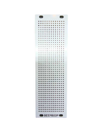 BeepBoop Electronics Eurorack Blank Panel (3U 8hp Perfboard White)