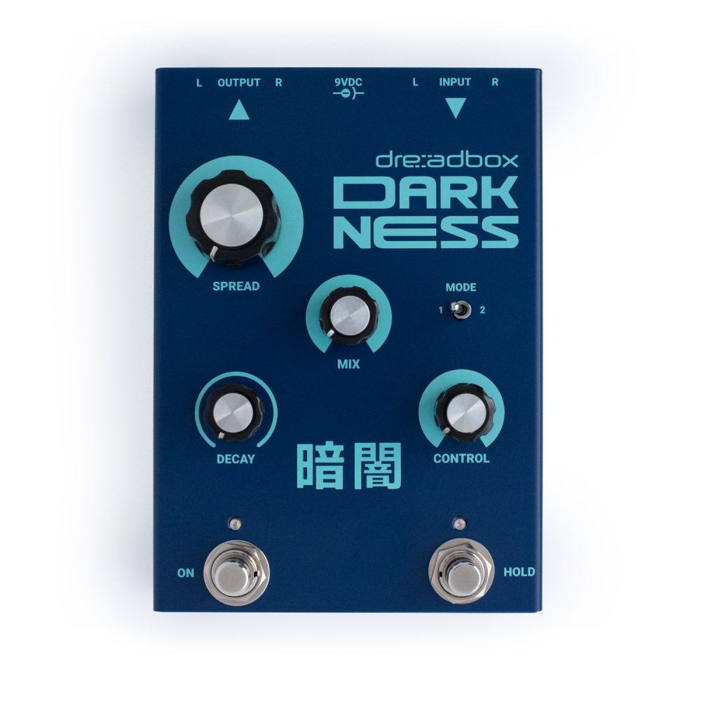 Dreadbox Darkness Stereo Reverb FX Pedal