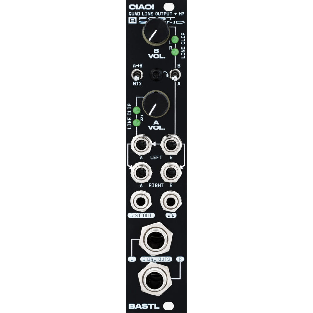 Bastl Instruments Ciao Eurorack Output Module (Black)