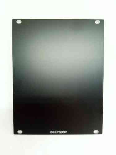 BeepBoop Electronics Eurorack Blank Panel (3U 20hp Black)