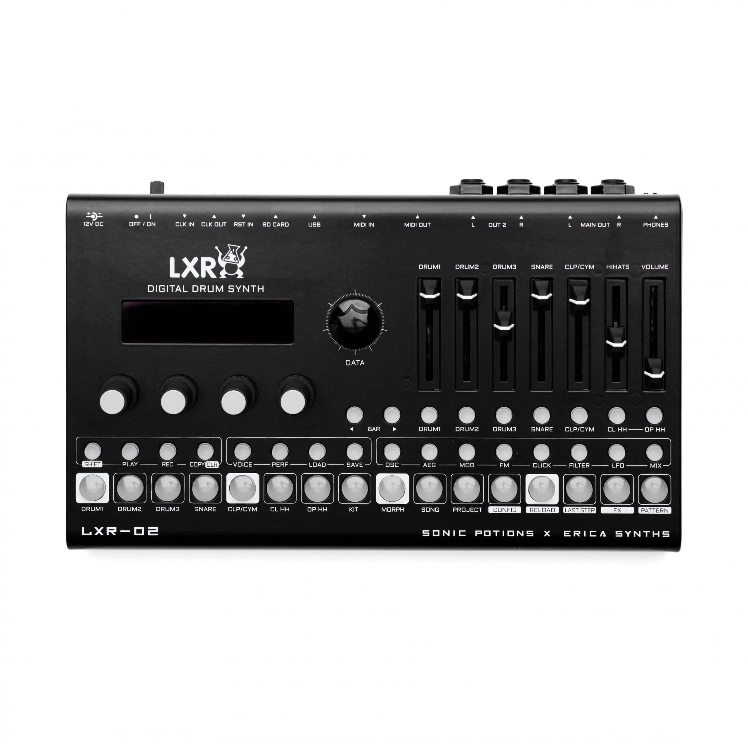 鍵盤楽器 LXR DRUM ERIKA SYNTHS & SONIC POTIONS Erica Synths x Sonic Potions LXR-02 Desktop Standalone Drum
