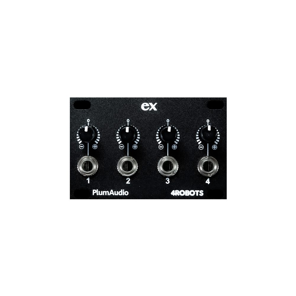 Plum Audio ex12 CV Expander Eurorack Module (Black)