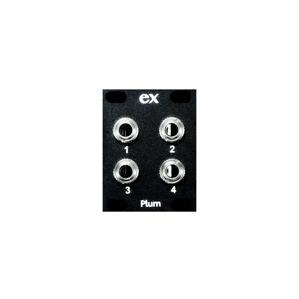 Plum Audio ex6 CV Expander Eurorack Module (Black)