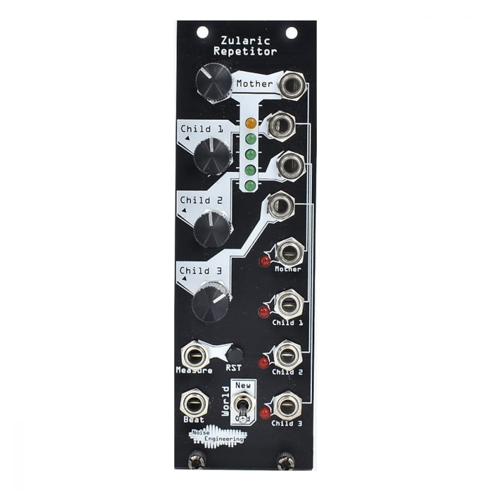 Noise Engineering Zularic Repetitor Eurorack Gate Sequencer Module (Black)