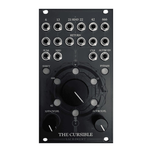 Erica Synths x Sacrament Modular The Cursible Morphing Effects-Send Matrix Eurorack Module