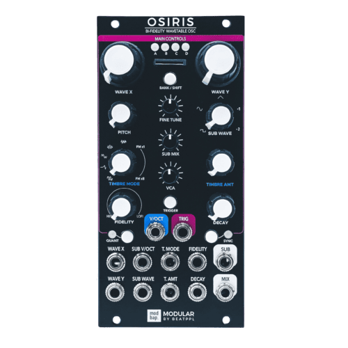 Modbap Osiris Wavetable Oscillator / Phase Modulator Eurorack Module