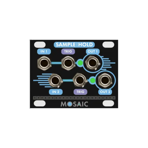 Mosaic 1U Sample & Hold Eurorack Module (Black)
