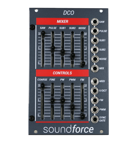 Soundforce DCO Eurorack Oscillator Module (Juno 60) Updated (Grey)