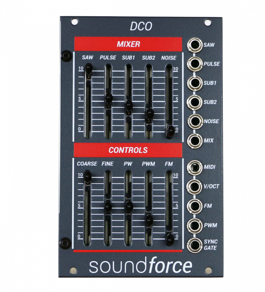Soundforce DCO Eurorack Oscillator Module (Juno 60) Updated (Grey)