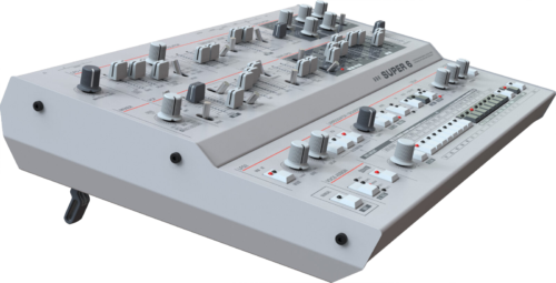 UDO Super 6 Binaural Polyphonic Desktop Synthesizer (Grey)