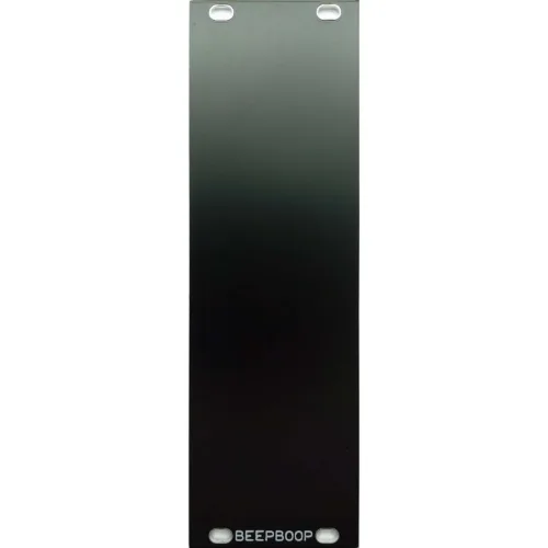 BeepBoop Electronics Eurorack Blank Panel (3U 8hp Black)