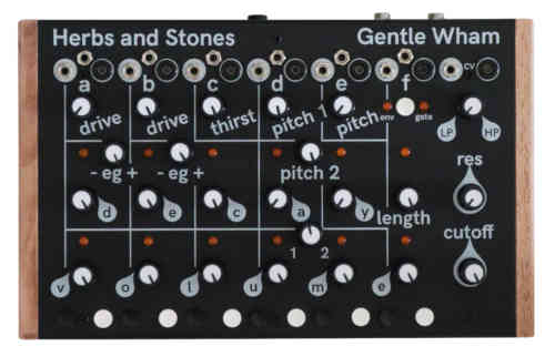 Herbs and Stones Gentle Wham Eurorack Drum Synthesizer Module