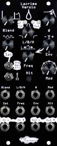 Noise Engineering Lacrima Versio Eurorack Autowah Filter Module (Black)