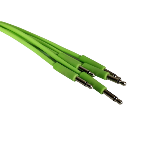 After Later Audio Skinny Patch Cables (30cm – 5 Pack – Green)