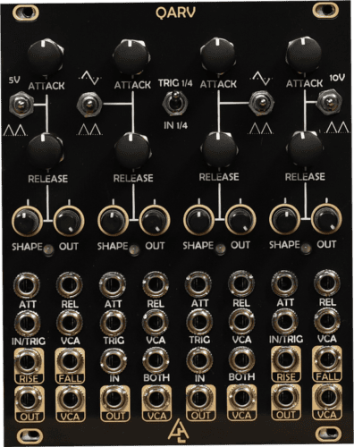 After Later Audio QARV Eurorack Quad Function Generator and VCA Module