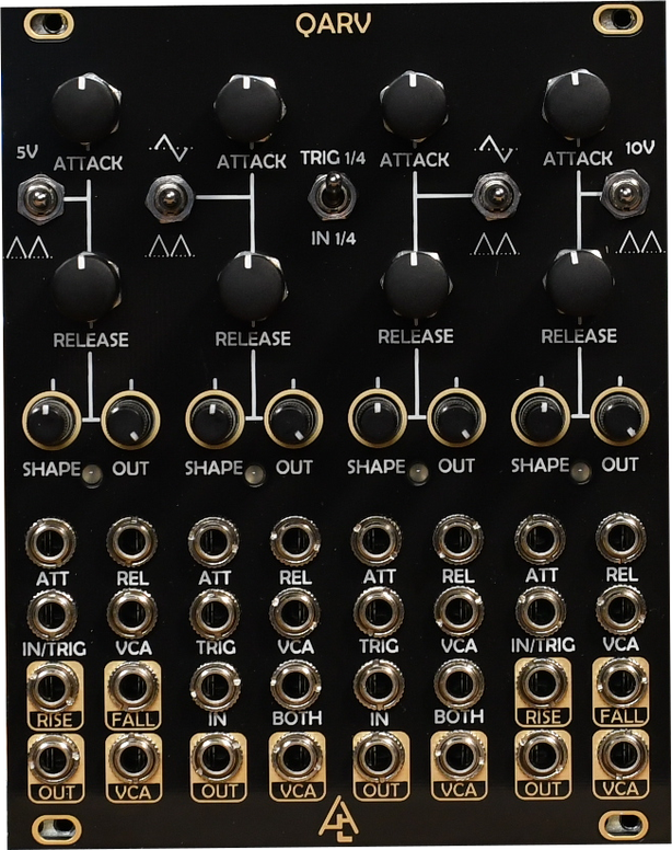 After Later Audio QARV Eurorack Quad Function Generator and VCA Module