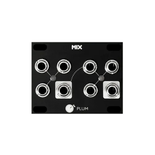 Plum Audio MIX 1U Eurorack Mixer Module (Black)