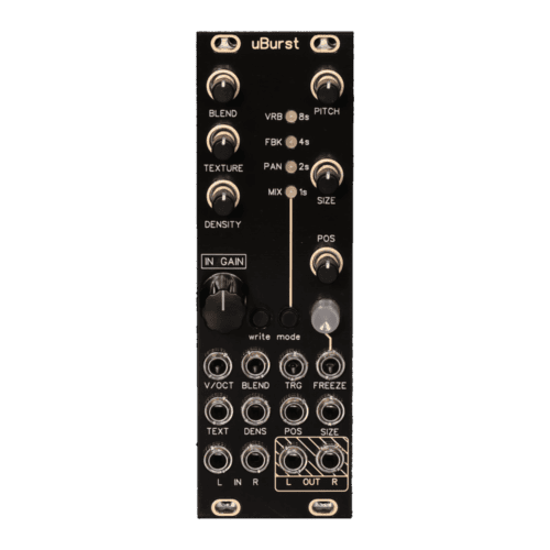 After Later Audio uBurst Eurorack Granular Processing Module (Black)