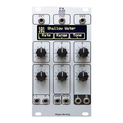 Happy Nerding FX Aid Pro Eurorack Stereo Multi-FX Module (Silver)