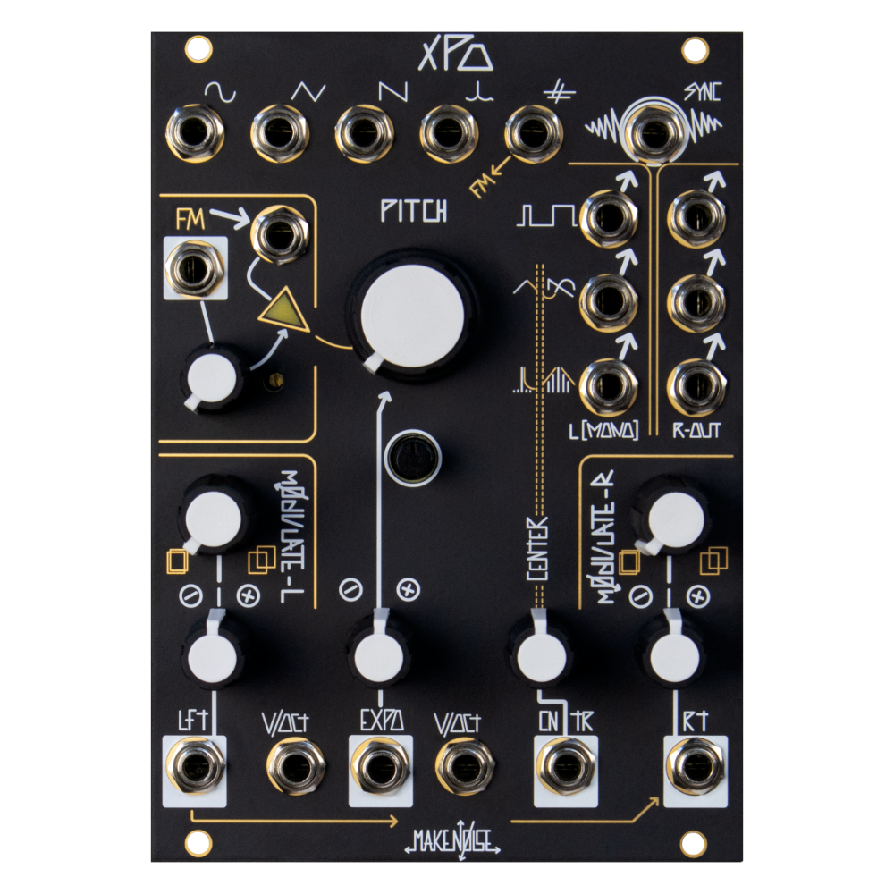 Make Noise XPO Eurorack Stereo Prismatic Analog Oscillator Module